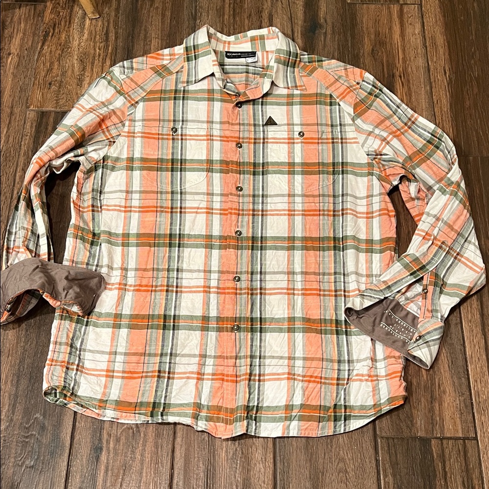 👔 LN Rocawear brand men’ long sleeve button down shirt